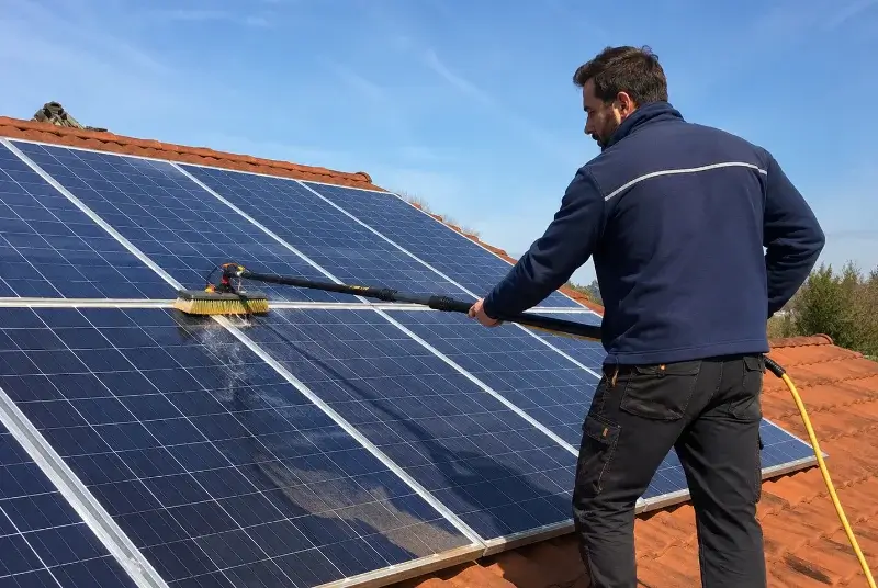 Nettoyage et entretien de panneaux solaires à Jayat